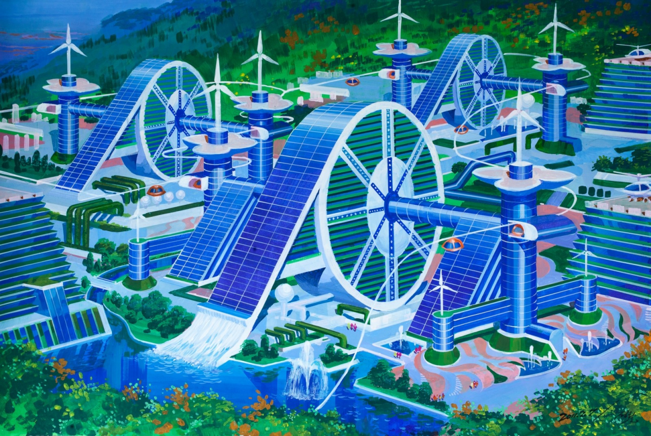 Solarpunk aesthetic visual aesthetic - Playground