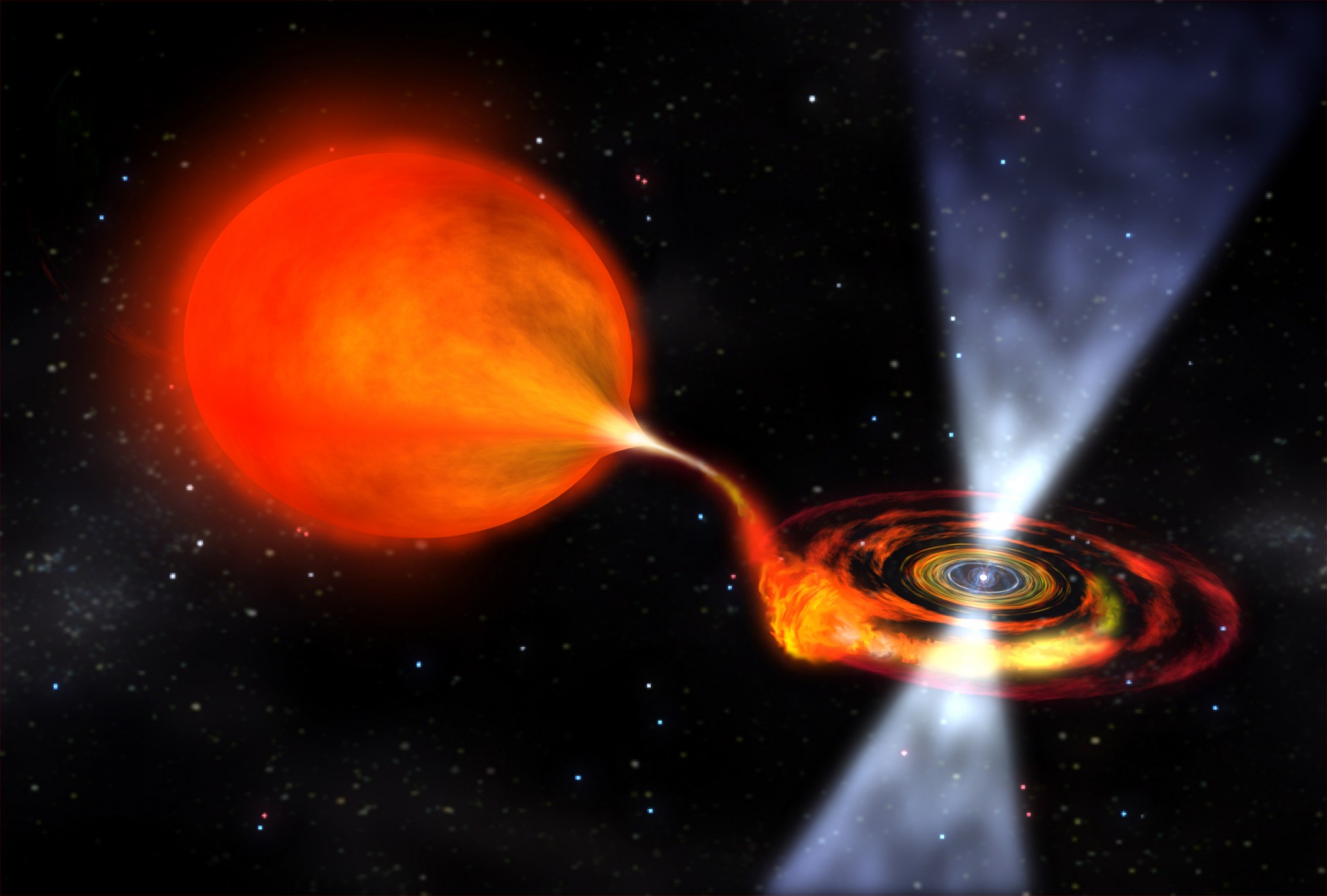 Artist depiction of a pulsar via NASA